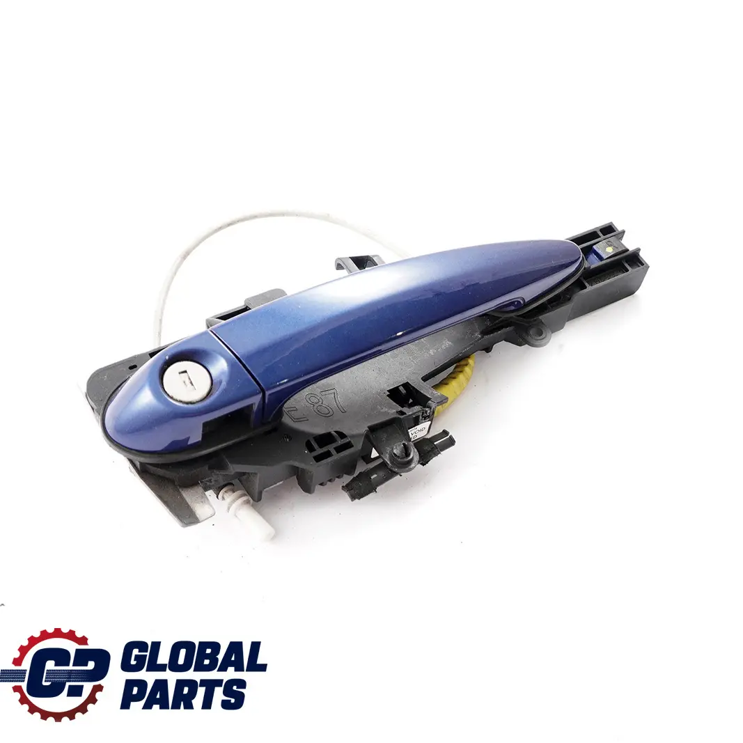Complete Front Right Grab Handle O/S Le Mans Blau Blue 381 to BMW 1 Series E81 E87 with Part number 7059677 BMW 1 Series E81 E87 Complete Front Right Grab Handle O/S Le Mans Blau Blue 381 - SKU rhd-7059677-LMB2 - Part number 7059677