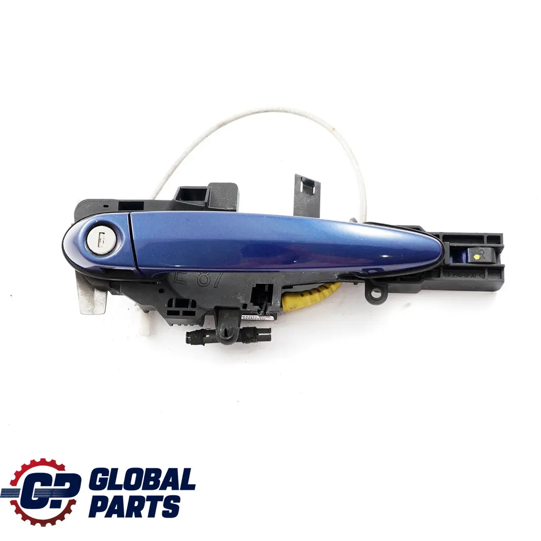 Complete Front Right Grab Handle O/S Le Mans Blau Blue 381 to BMW 1 Series E81 E87 with Part number 7059677 BMW 1 Series E81 E87 Complete Front Right Grab Handle O/S Le Mans Blau Blue 381 - SKU rhd-7059677-LMB2 - Part number 7059677