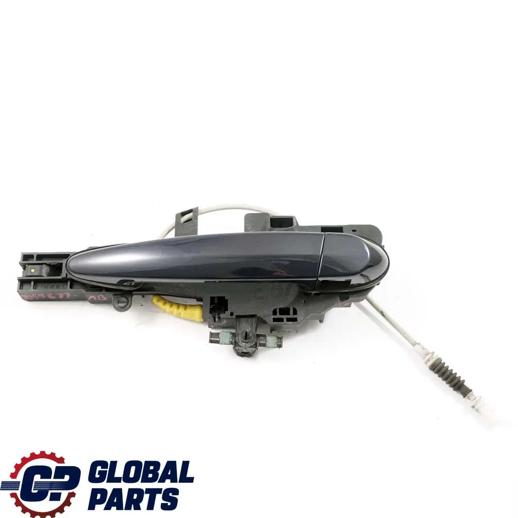 Complete Front Left Grab Handle N/S Monacoblau Monaco Blue A35 to BMW 1 Series E87 with Part number 7059677 BMW 1 Series E87 Complete Front Left Grab Handle N/S Monacoblau Monaco Blue A35 - SKU rhd-7059677-MB - Part number 7059677