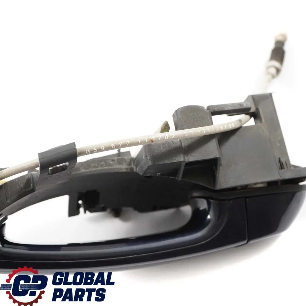 Complete Front Left Grab Handle N/S Monacoblau Monaco Blue A35 to BMW 1 Series E87 with Part number 7059677 BMW 1 Series E87 Complete Front Left Grab Handle N/S Monacoblau Monaco Blue A35 - SKU rhd-7059677-MB - Part number 7059677