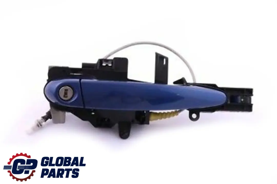 Complete Front Right Grab Handle O/S Montegoblau Blue to BMW 1 Series E81 E87 with Part number 7059677 BMW 1 Series E81 E87 Complete Front Right Grab Handle O/S Montegoblau Blue - SKU rhd-7059677-MTB - Part number 7059677