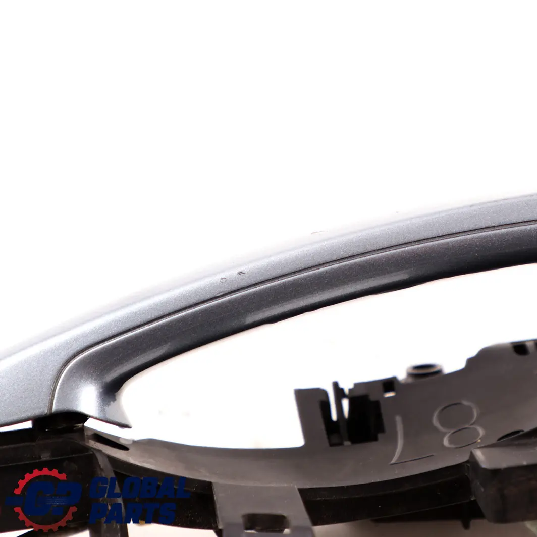 Front Right Door Grab Handle O/S Quarzblau Quartz Blue A18 to BMW 1 Series E81 E87 with Part number 7059677 BMW 1 Series E81 E87 Front Right Door Grab Handle O/S Quarzblau Quartz Blue A18 - SKU rhd-7059677-QB - Part number 7059677