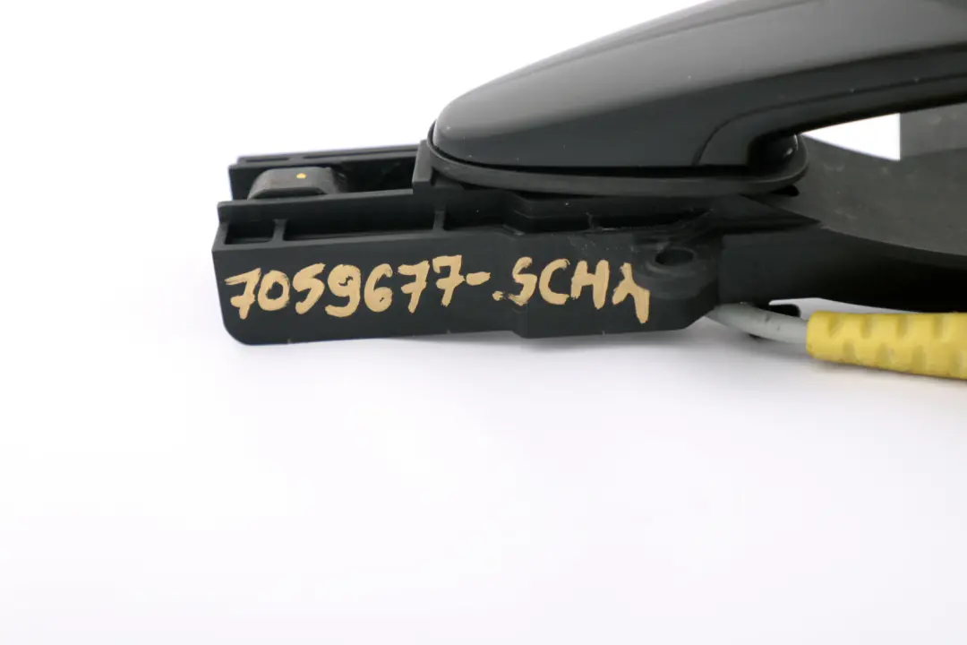 BMW 1 Series 1 E87 Complete Front Left Grab Handle N/S Schwarz 2 - SKU rhd-7059677-SCH1 - Part number 7059677