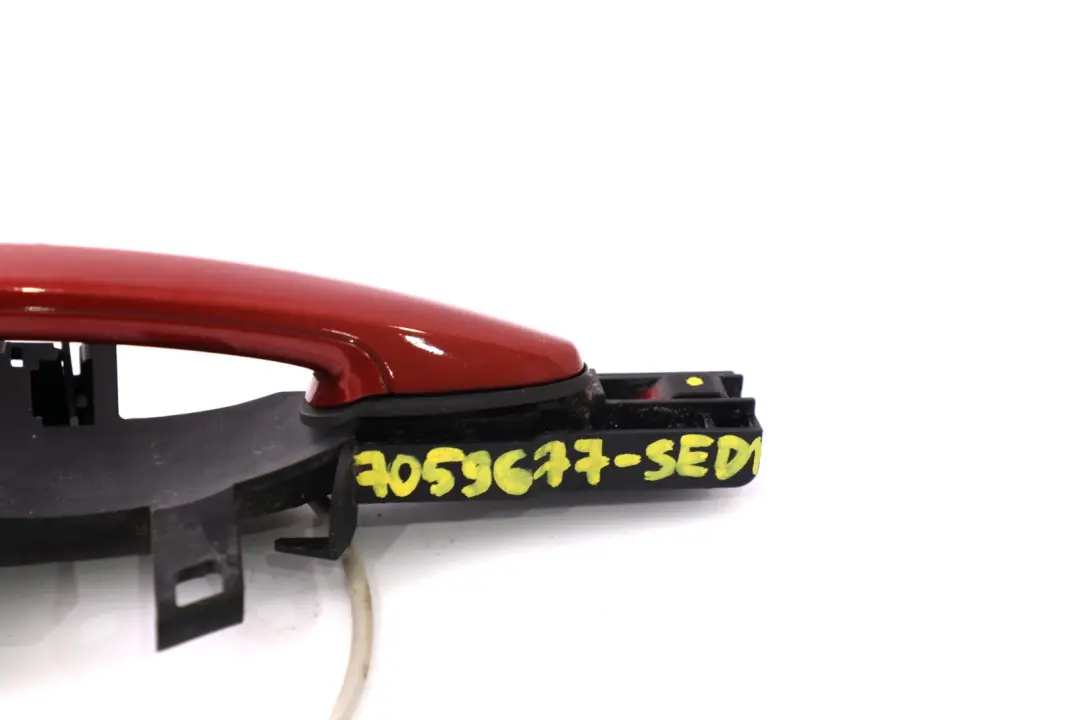 Complete Front Left Door Grab Handle N/S Sedona Red to BMW 1 Series E81 E82 E87 with Part number 7059677 BMW 1 Series E81 E82 E87 Complete Front Left Door Grab Handle N/S Sedona Red - SKU rhd-7059677-SED1 - Part number 7059677