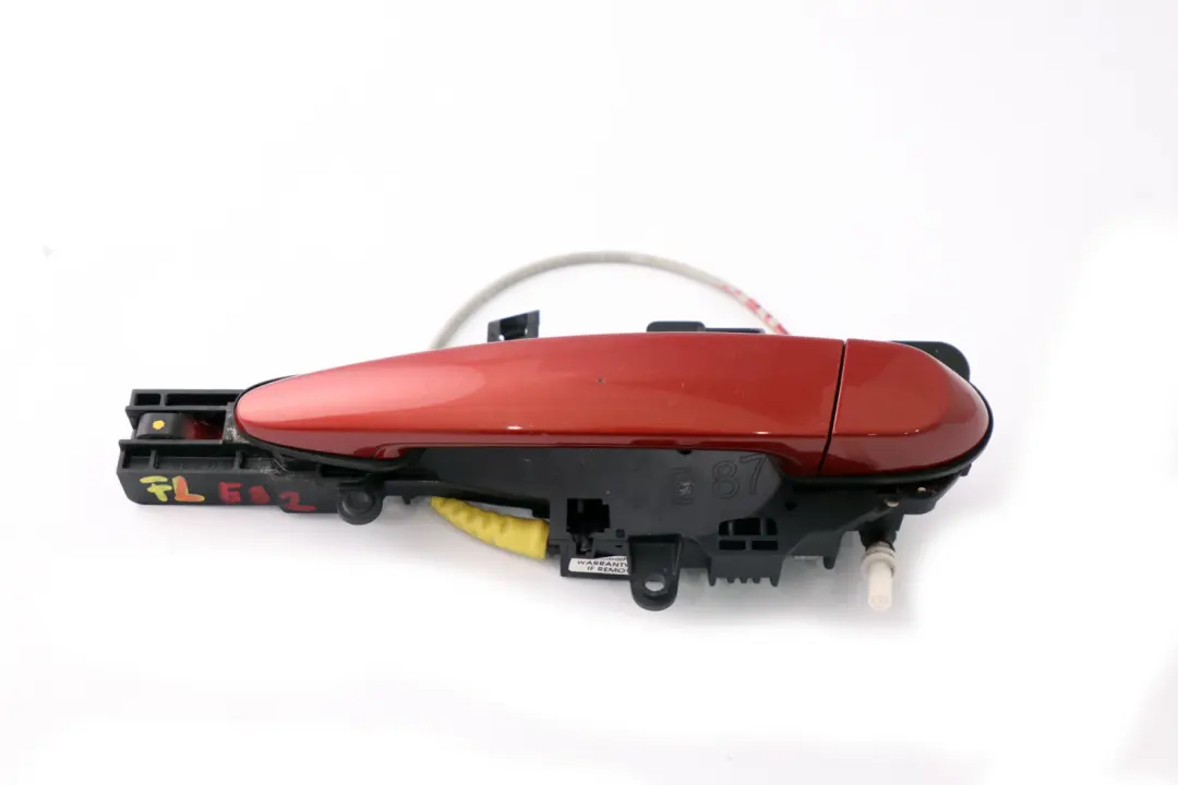 Complete Front Left Door Grab Handle N/S Sedona Red to BMW 1 Series E81 E82 E87 with Part number 7059677 BMW 1 Series E81 E82 E87 Complete Front Left Door Grab Handle N/S Sedona Red - SKU rhd-7059677-SED1 - Part number 7059677