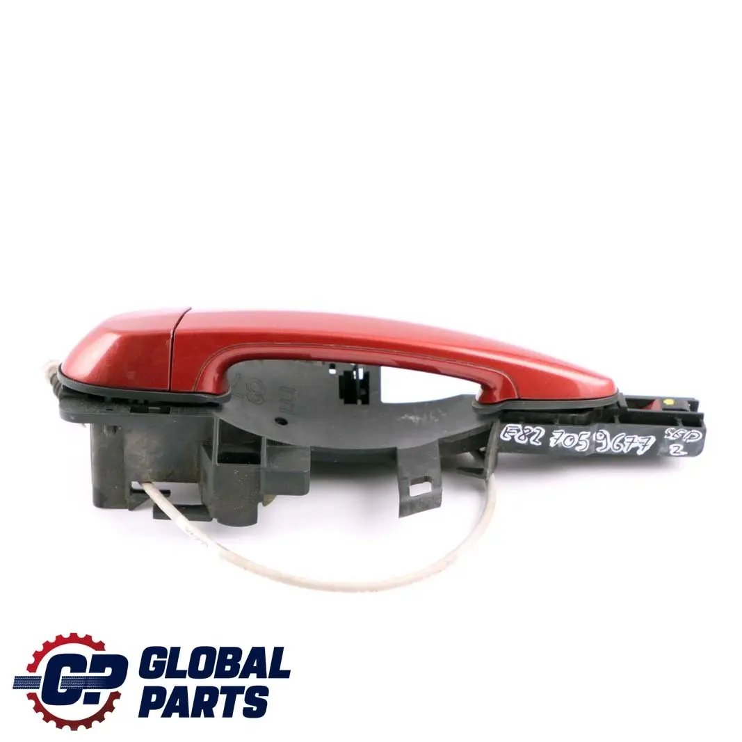 BMW 1 Series 2 E81 E82 E87 Complete Left Door Grab Handle N/S Sedona Red A79 - SKU rhd-7059677-SED2 - Part number 7059677