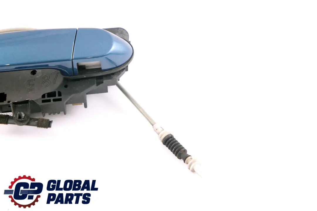 Left Front Complete Grab Handle N/S Sydneyblau Blue to BMW 1 Series E81 E82 E87 with Part number 7059677 BMW 1 Series E81 E82 E87 Left Front Complete Grab Handle N/S Sydneyblau Blue - SKU rhd-7059677-SYD1 - Part number 7059677