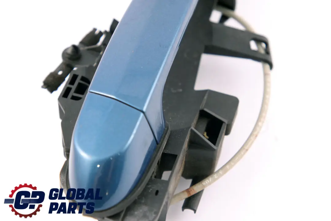 Left Front Complete Grab Handle N/S Sydneyblau Blue to BMW 1 Series E81 E82 E87 with Part number 7059677 BMW 1 Series E81 E82 E87 Left Front Complete Grab Handle N/S Sydneyblau Blue - SKU rhd-7059677-SYD1 - Part number 7059677