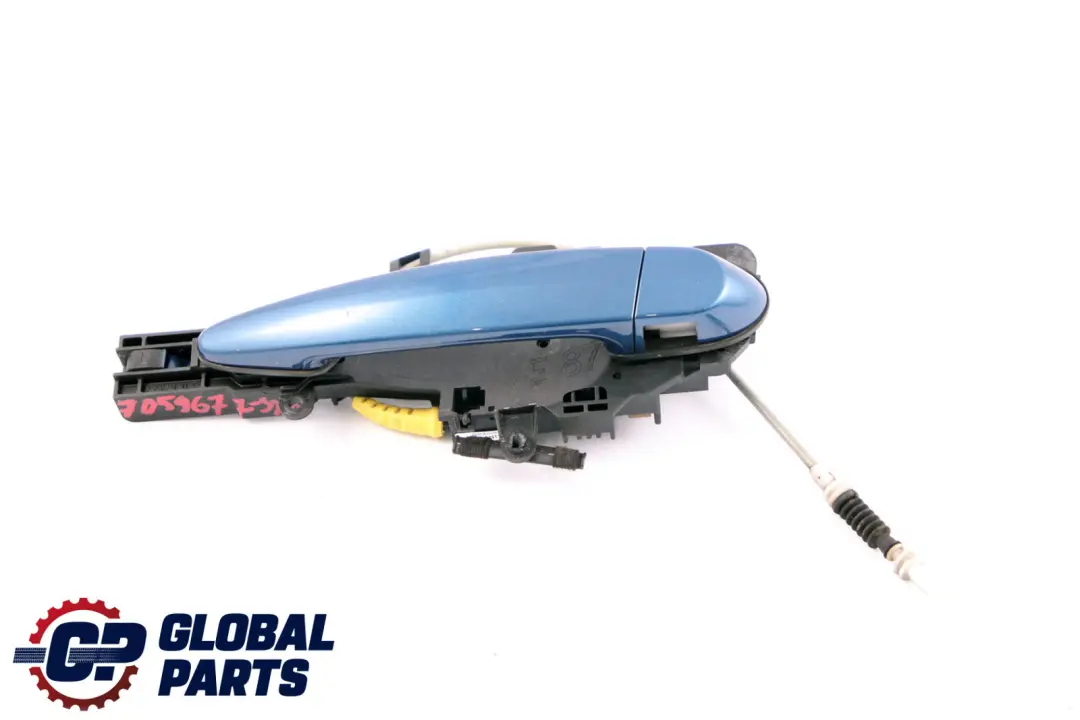 Left Front Complete Grab Handle N/S Sydneyblau Blue to BMW 1 Series E81 E82 E87 with Part number 7059677 BMW 1 Series E81 E82 E87 Left Front Complete Grab Handle N/S Sydneyblau Blue - SKU rhd-7059677-SYD1 - Part number 7059677
