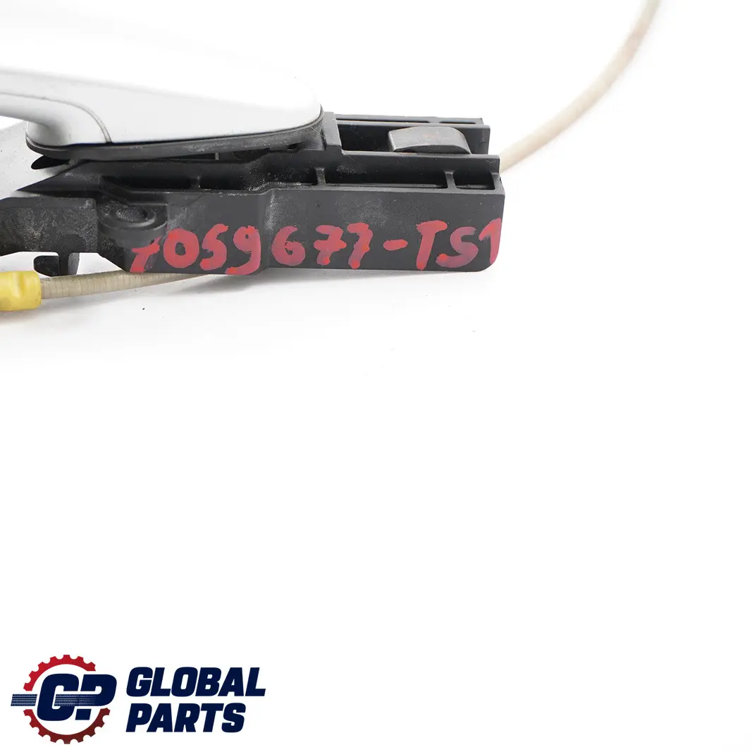 BMW 1 Series E81 E87 Complete Front Right Grab Handle O/S Titansilber Silver - SKU rhd-7059677-TS1 - Part number 7059677