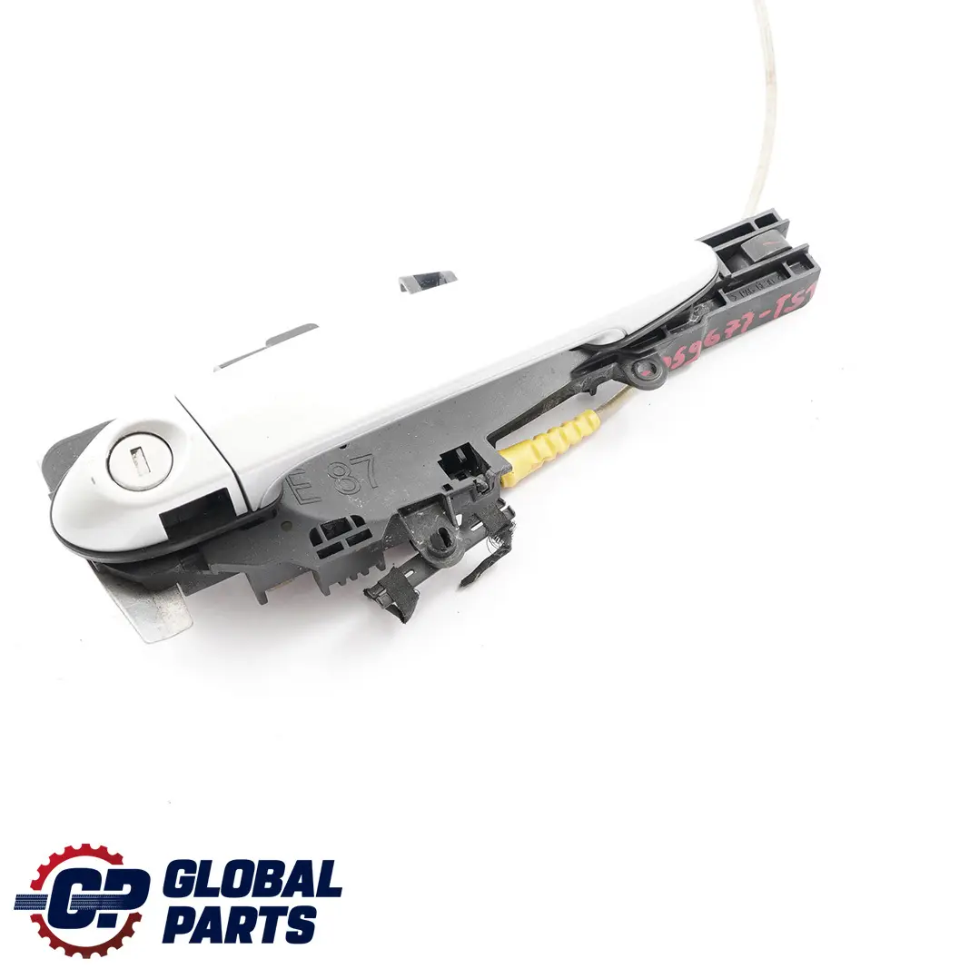 BMW 1 Series E81 E87 Complete Front Right Grab Handle O/S Titansilber Silver - SKU rhd-7059677-TS1 - Part number 7059677