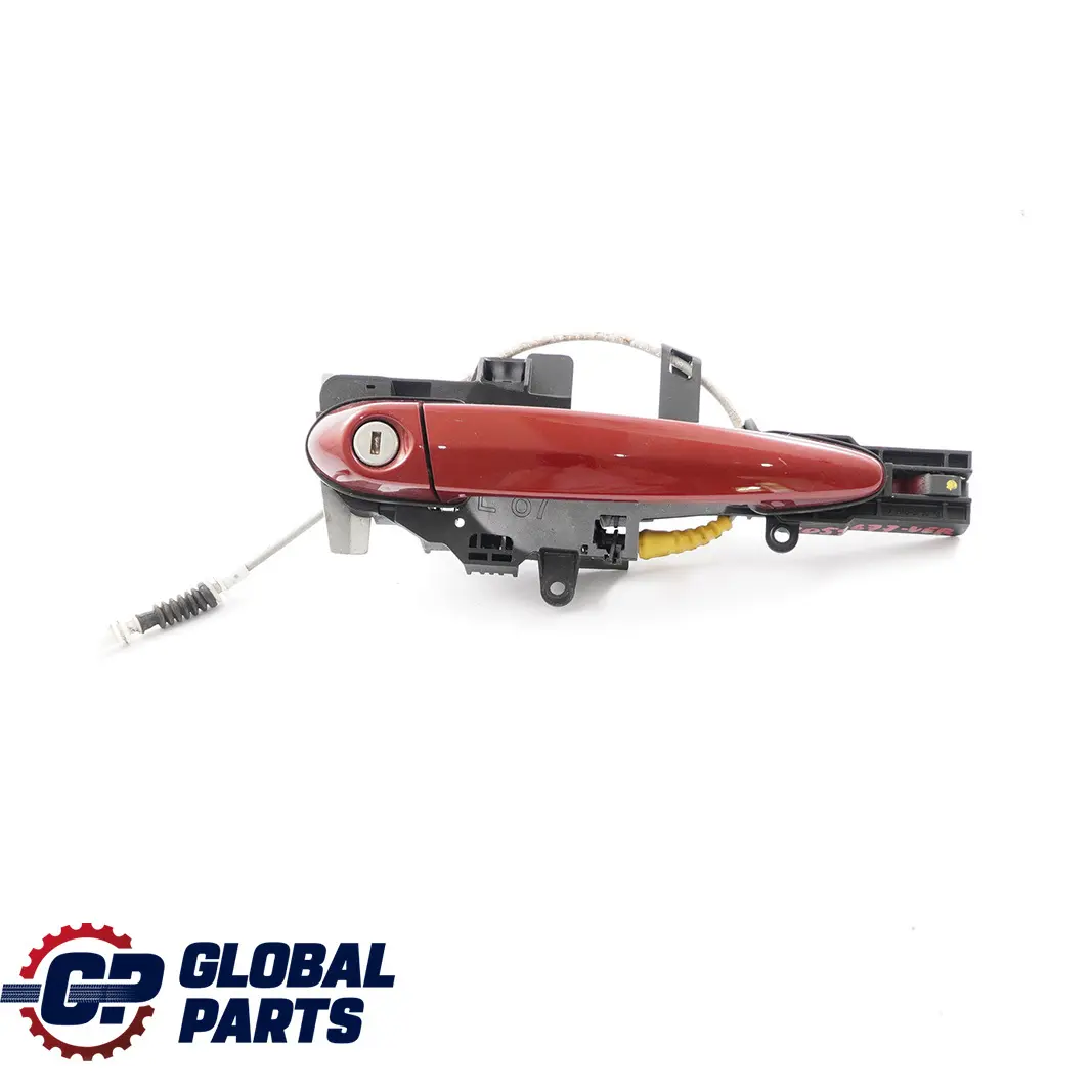 Front Right Door Grab Handle O/S Vermilionrot Metallic A82 to BMW 1 Series E81 E87 with Part number 7059677 BMW 1 Series E81 E87 Front Right Door Grab Handle O/S Vermilionrot Metallic A82 - SKU rhd-7059677-VER - Part number 7059677