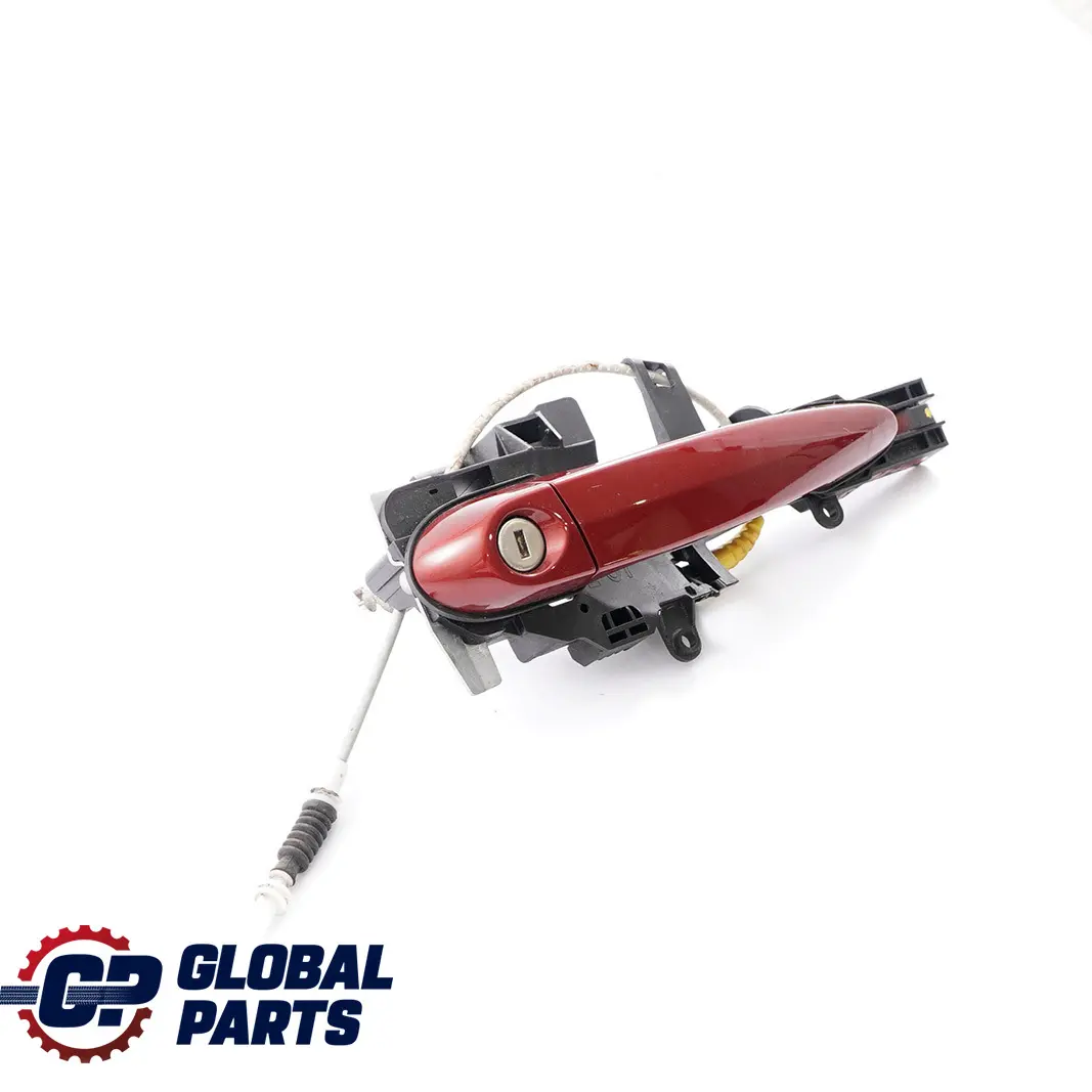 Front Right Door Grab Handle O/S Vermilionrot Metallic A82 to BMW 1 Series E81 E87 with Part number 7059677 BMW 1 Series E81 E87 Front Right Door Grab Handle O/S Vermilionrot Metallic A82 - SKU rhd-7059677-VER - Part number 7059677
