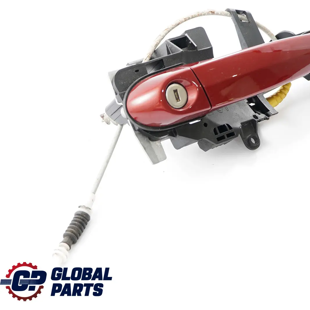 Front Right Door Grab Handle O/S Vermilionrot Metallic A82 to BMW 1 Series E81 E87 with Part number 7059677 BMW 1 Series E81 E87 Front Right Door Grab Handle O/S Vermilionrot Metallic A82 - SKU rhd-7059677-VER - Part number 7059677