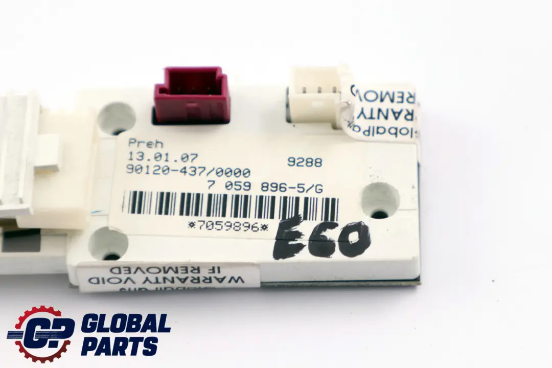 BMW 5 Series E60 E61 Automatic Gear Selecting Lever Module - SKU rhd-7059896-3 - Part number 7059896