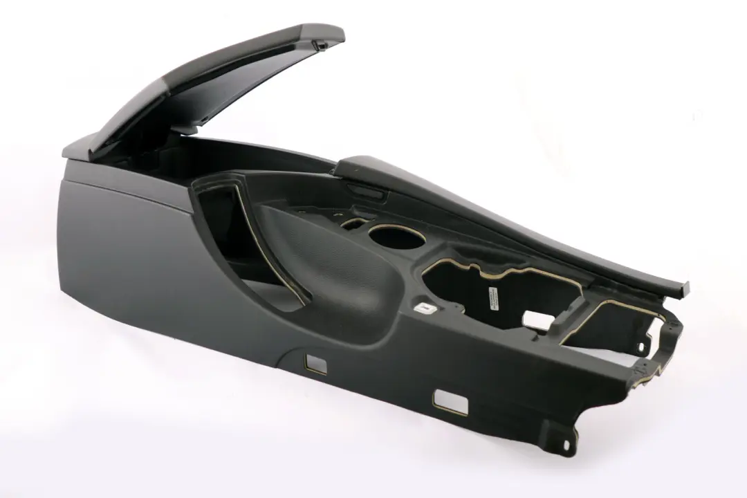BMW 5 Series E60 E61 Black Centre Console Armrest Part - SKU rhd-7059950-6 - Part number 7059950