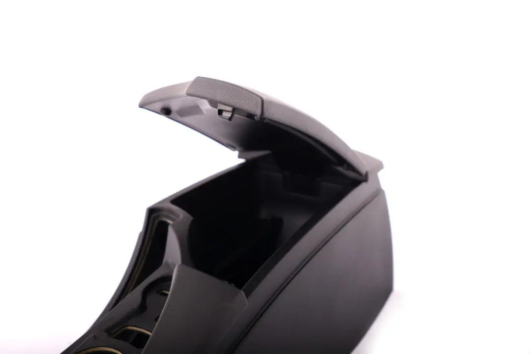 BMW 5 Series E60 E61 Black Centre Console Armrest Part - SKU rhd-7059950-6 - Part number 7059950