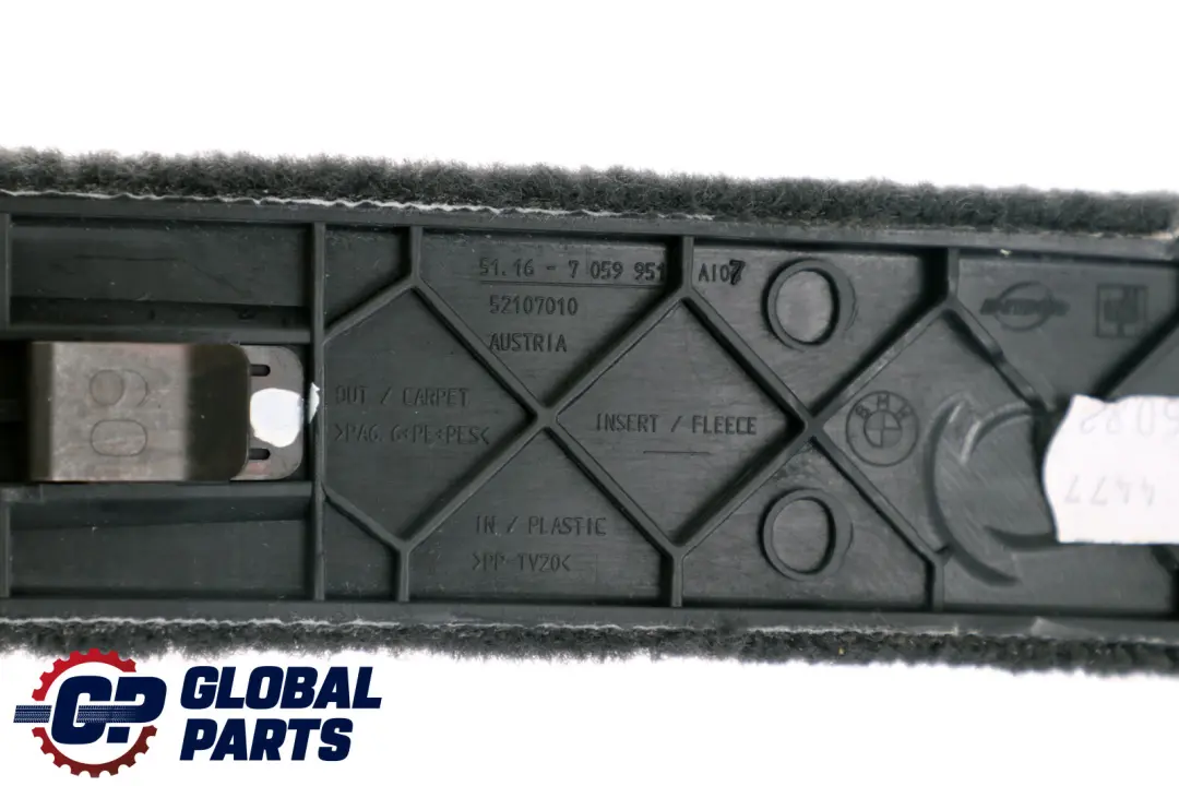 BMW 5 Series E60 E61 Front Left N/S Centre Console Trim Cover Panel - SKU rhd-7059951 - Part number 7059951
