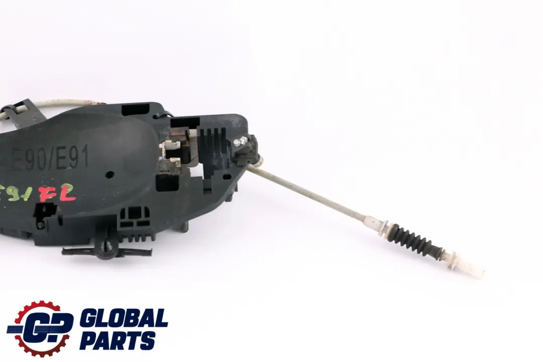 Outside Door Handle Carrier Front Left N/S Bowden Cable to BMW 3 Series 2 E90 E91 with Part number 7059971 BMW 3 Series 2 E90 E91 Outside Door Handle Carrier Front Left N/S Bowden Cable - SKU rhd-7059971-2 - Part number 7059971