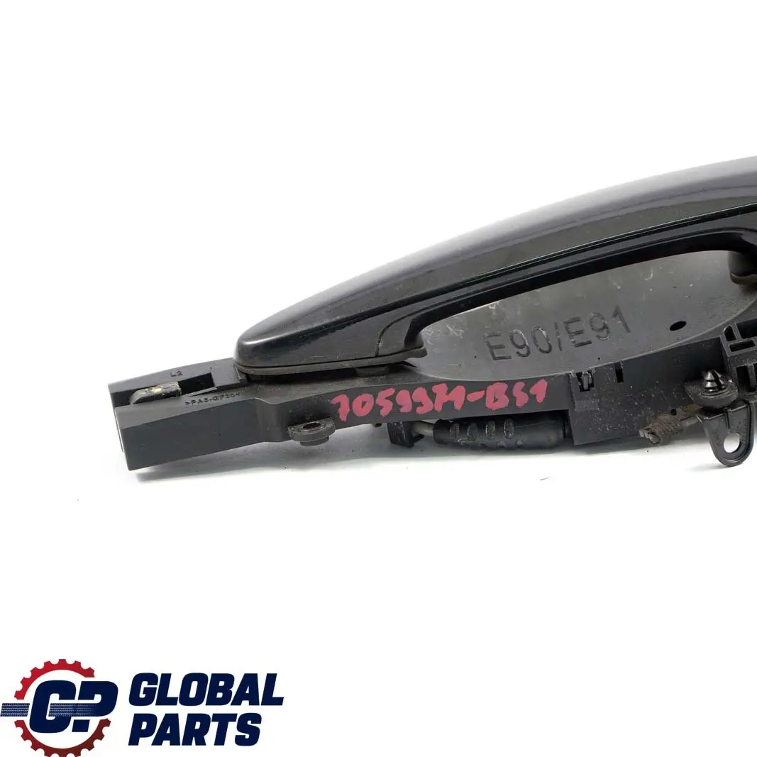 Complete Front Left Grab Handle N/S Black Sapphire to BMW 3 Series 1 E90 E91 with Part number 7059971 BMW 3 Series 1 E90 E91 Complete Front Left Grab Handle N/S Black Sapphire - SKU rhd-7059971-BS1 - Part number 7059971