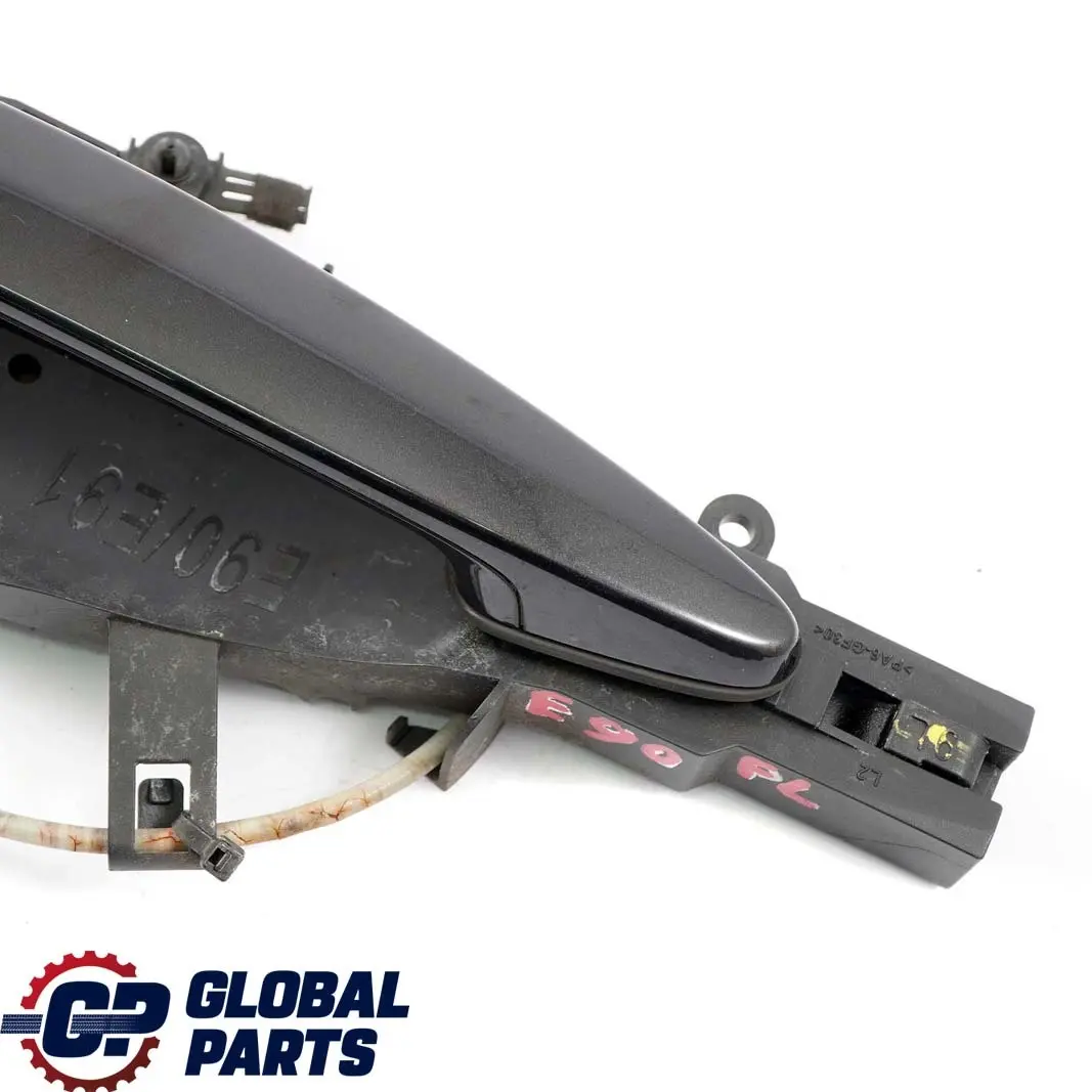 Complete Front Left Grab Handle N/S Black Sapphire to BMW 3 Series 1 E90 E91 with Part number 7059971 BMW 3 Series 1 E90 E91 Complete Front Left Grab Handle N/S Black Sapphire - SKU rhd-7059971-BS1 - Part number 7059971