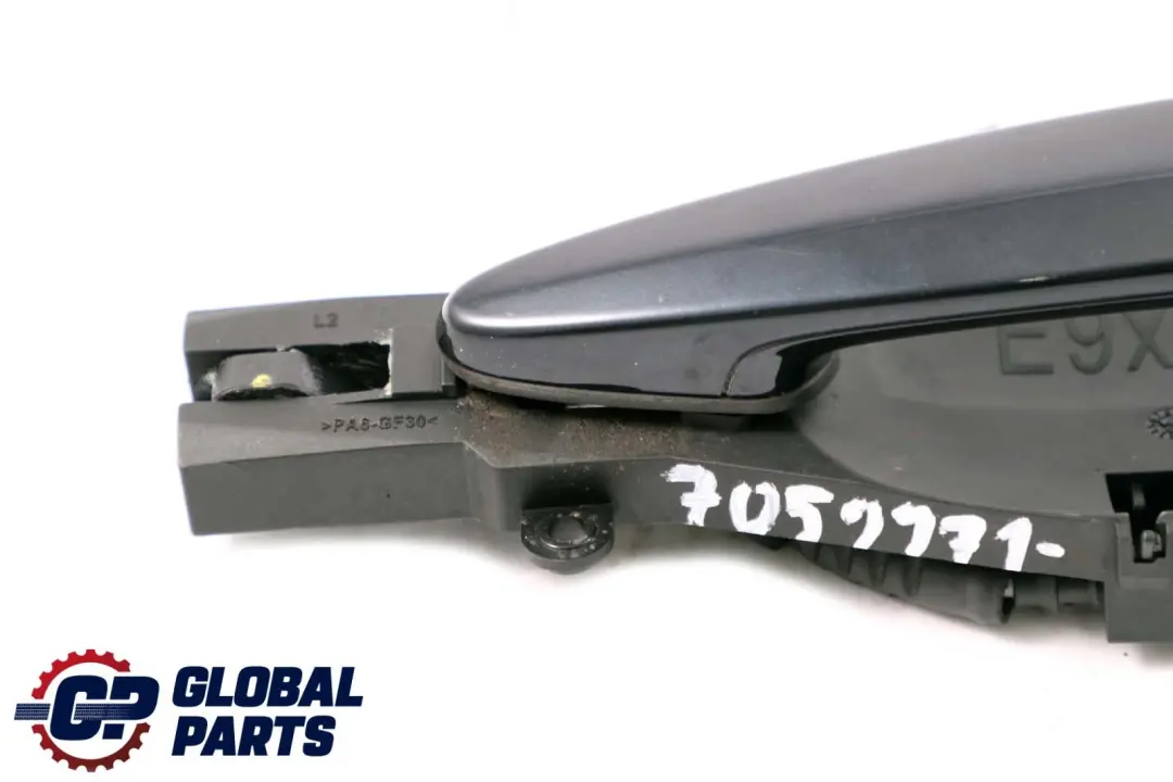 BMW 3 Series E90 E91 Complete Front Left Grab Handle N/S Carbonschwarz Black - SKU rhd-7059971-CAR - Part number 7059971