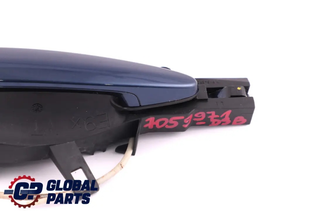 Complete Front Left Grab Handle N/S Tiefseeblau Blue A76 to BMW 3 Series E90 E91 with Part number 7059971 BMW 3 Series E90 E91 Complete Front Left Grab Handle N/S Tiefseeblau Blue A76 - SKU rhd-7059971-DSB - Part number 7059971
