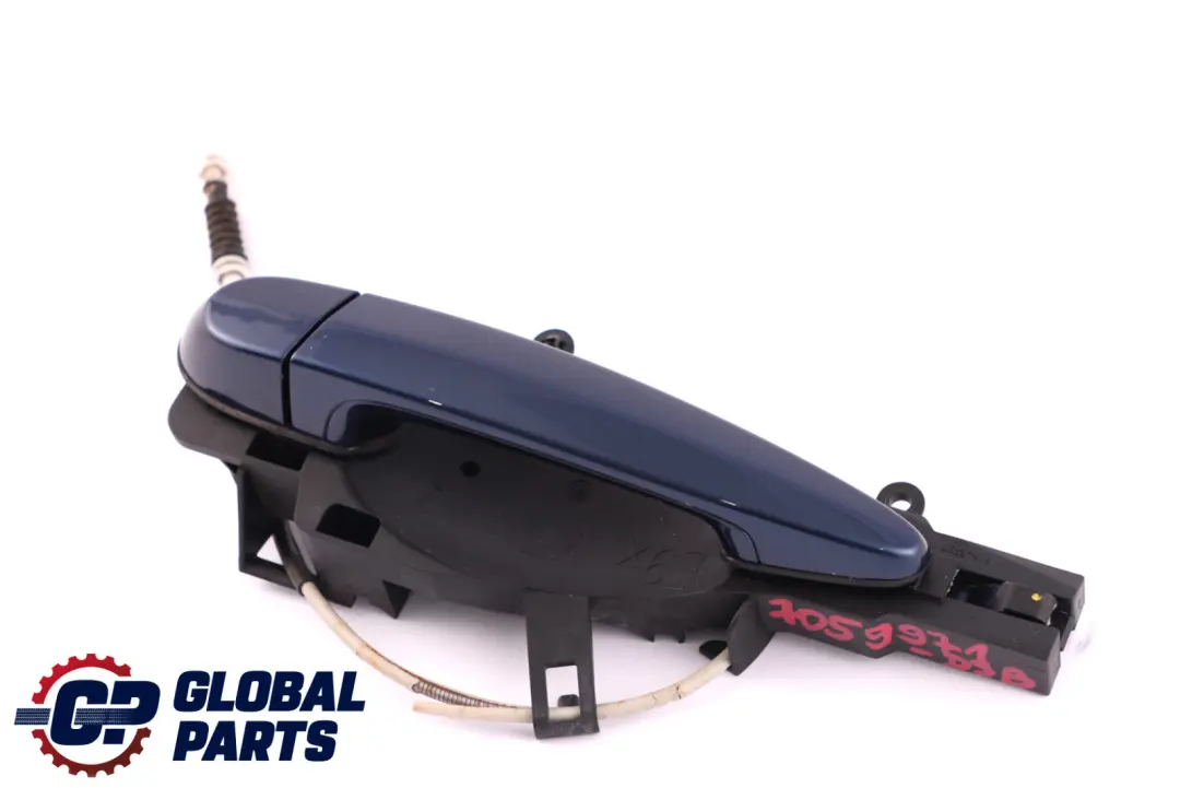 BMW 3 Series E90 E91 Complete Front Left Grab Handle N/S Tiefseeblau Blue A76 - SKU rhd-7059971-DSB - Part number 7059971
