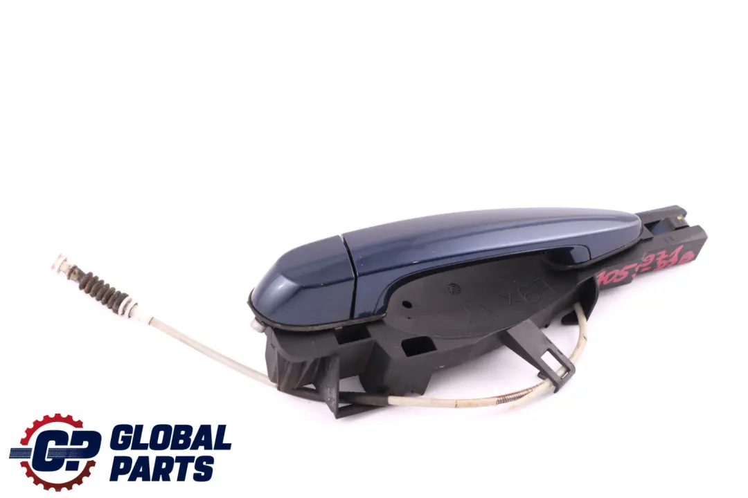 BMW 3 Series E90 E91 Complete Front Left Grab Handle N/S Tiefseeblau Blue A76 - SKU rhd-7059971-DSB - Part number 7059971