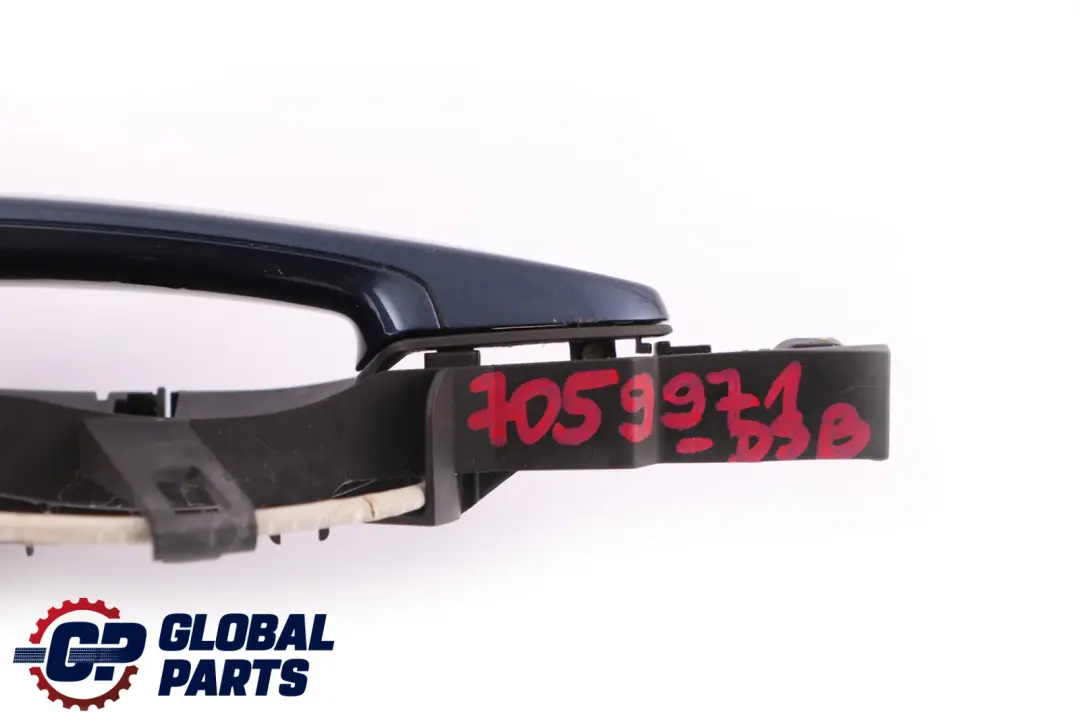 Complete Front Left Grab Handle N/S Tiefseeblau Blue A76 to BMW 3 Series E90 E91 with Part number 7059971 BMW 3 Series E90 E91 Complete Front Left Grab Handle N/S Tiefseeblau Blue A76 - SKU rhd-7059971-DSB - Part number 7059971