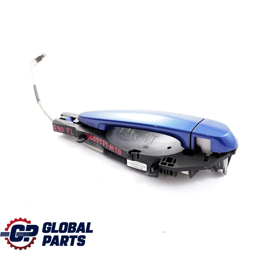 Complete Front Left Grab Handle N/S Montegoblau Montego Blue to BMW 3 Series E90 with Part number 7059971 BMW 3 Series E90 Complete Front Left Grab Handle N/S Montegoblau Montego Blue - SKU rhd-7059971-MTB - Part number 7059971