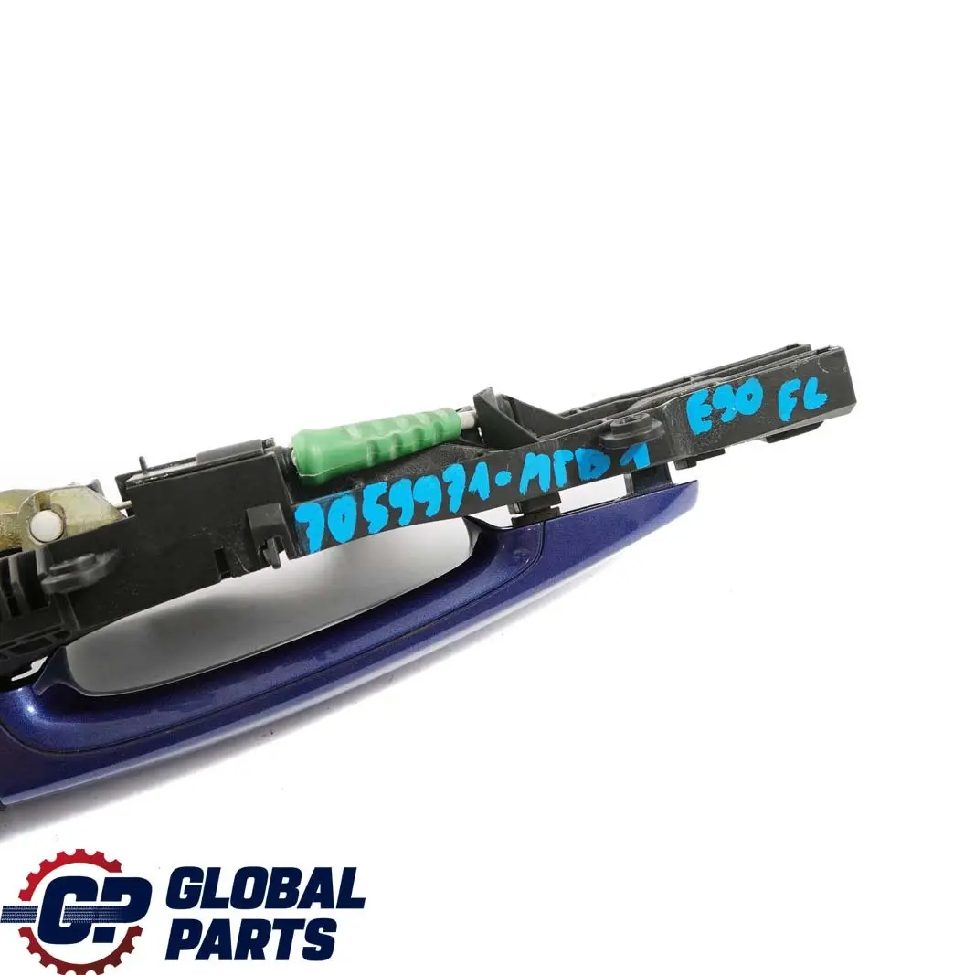 Complete Front Left Grab Handle N/S Montegoblau Montego Blue to BMW 3 Series 1 E90 with Part number 7059971 BMW 3 Series 1 E90 Complete Front Left Grab Handle N/S Montegoblau Montego Blue - SKU rhd-7059971-MTB1 - Part number 7059971