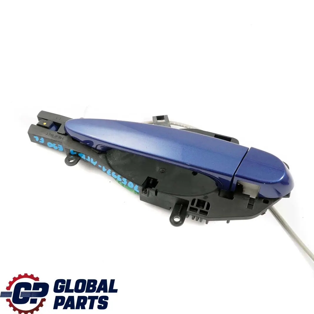 Complete Front Left Grab Handle N/S Montegoblau Montego Blue to BMW 3 Series 1 E90 with Part number 7059971 BMW 3 Series 1 E90 Complete Front Left Grab Handle N/S Montegoblau Montego Blue - SKU rhd-7059971-MTB1 - Part number 7059971