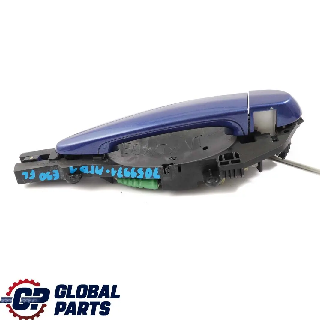 Complete Front Left Grab Handle N/S Montegoblau Montego Blue to BMW 3 Series 1 E90 with Part number 7059971 BMW 3 Series 1 E90 Complete Front Left Grab Handle N/S Montegoblau Montego Blue - SKU rhd-7059971-MTB1 - Part number 7059971