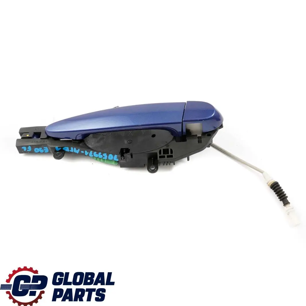Complete Front Left Grab Handle N/S Montegoblau Montego Blue to BMW 3 Series 1 E90 with Part number 7059971 BMW 3 Series 1 E90 Complete Front Left Grab Handle N/S Montegoblau Montego Blue - SKU rhd-7059971-MTB1 - Part number 7059971