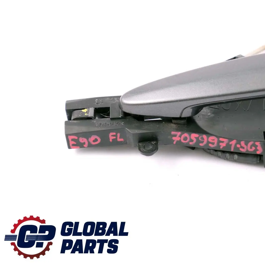 Complete Front Left Grab Handle N/S Sparkling Graphite A22 to BMW 3 Series E90 E91 with Part number 7059971 BMW 3 Series E90 E91 Complete Front Left Grab Handle N/S Sparkling Graphite A22 - SKU rhd-7059971-SG3 - Part number 7059971