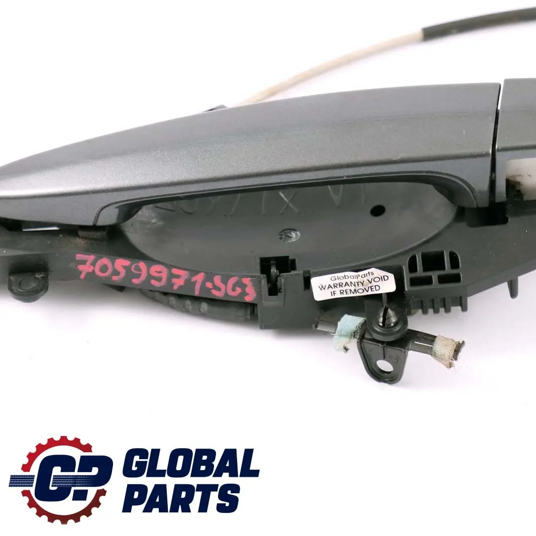 BMW 3 Series E90 E91 Complete Front Left Grab Handle N/S Sparkling Graphite A22 - SKU rhd-7059971-SG3 - Part number 7059971