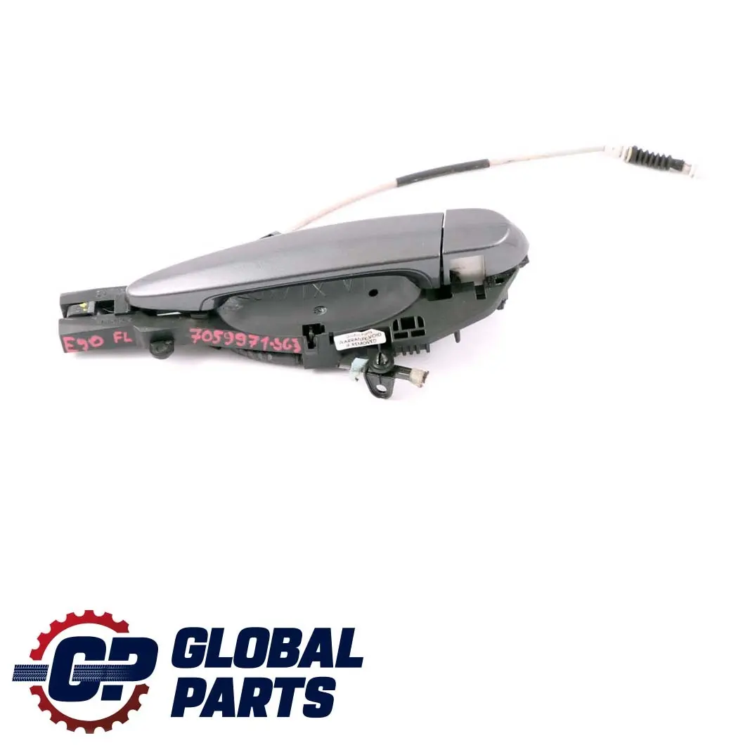 Complete Front Left Grab Handle N/S Sparkling Graphite A22 to BMW 3 Series E90 E91 with Part number 7059971 BMW 3 Series E90 E91 Complete Front Left Grab Handle N/S Sparkling Graphite A22 - SKU rhd-7059971-SG3 - Part number 7059971