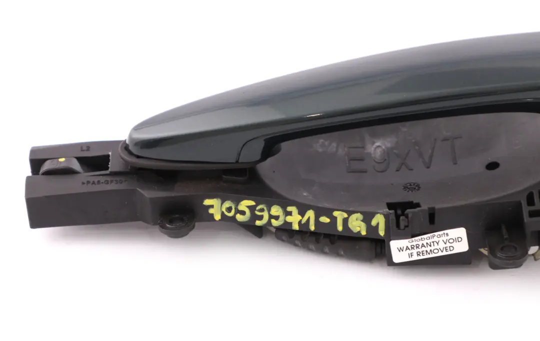 Complete Front Left Grab Handle N/S Tiefgruen Deep Green to BMW 3 Series 1 E90 E91 with Part number 7059971 BMW 3 Series 1 E90 E91 Complete Front Left Grab Handle N/S Tiefgruen Deep Green - SKU rhd-7059971-TG1 - Part number 7059971