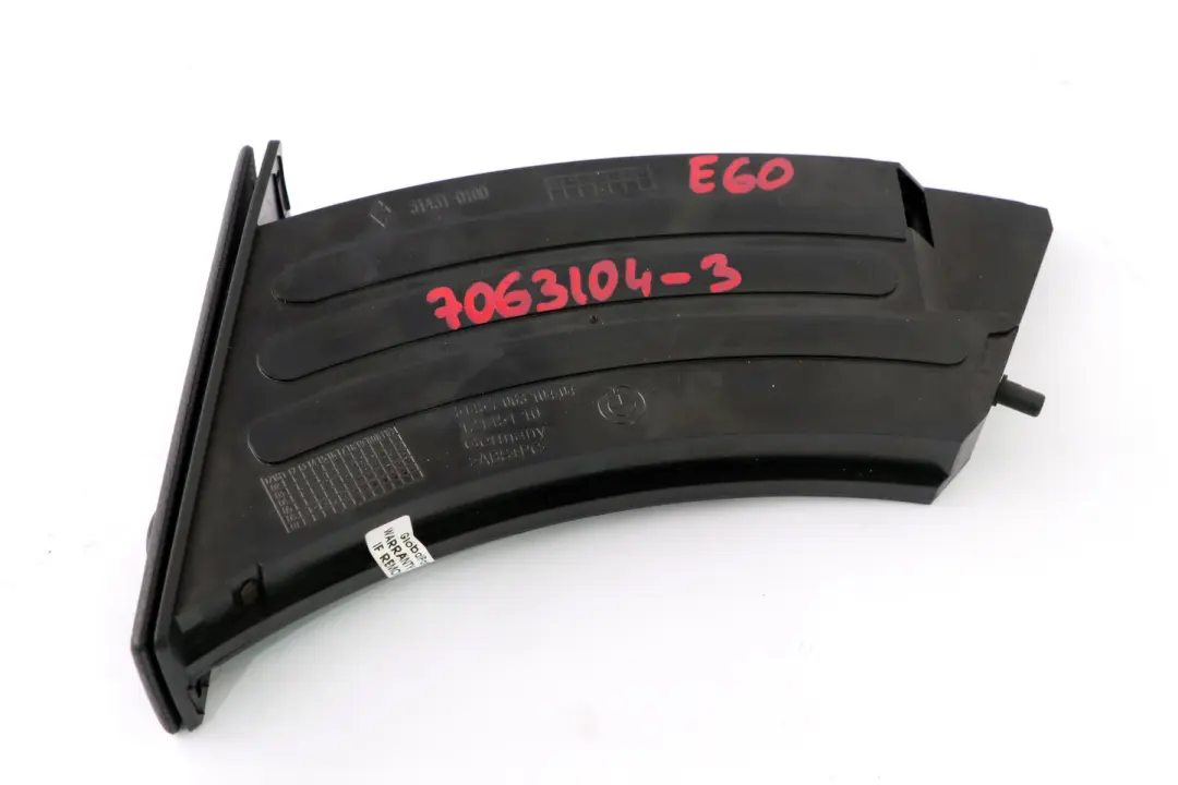 Drink Holder Right Drivers Side O/S Black to BMW 5 Series 3 E60 E61 Cup with Part number 7063104 BMW 5 Series 3 E60 E61 Cup Drink Holder Right Drivers Side O/S Black - SKU rhd-7063104-3 - Part number 7063104