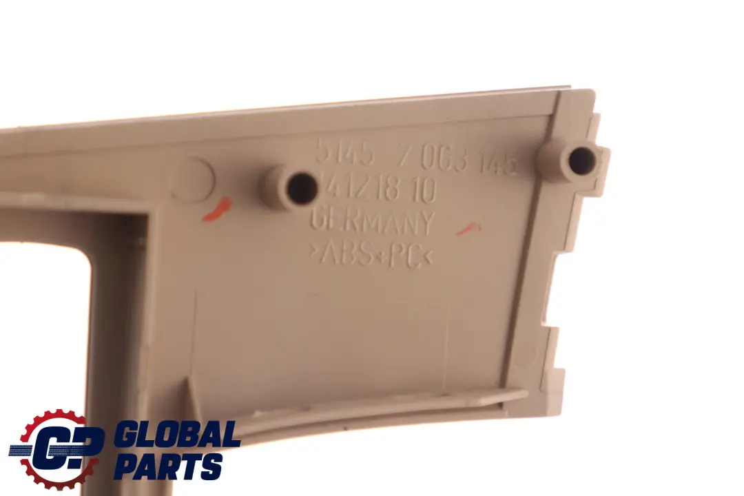 BMW 5 Series E60 E61 Centre Cover Dashboard Frame Trim Panel Beige - SKU rhd-7063145 - Part number 7063145