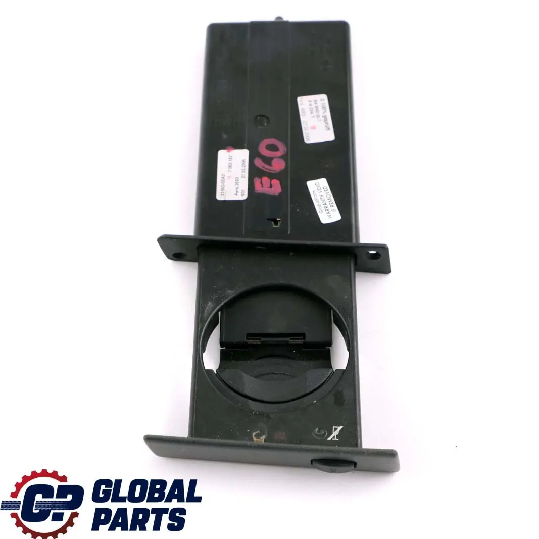 BMW 5 Series E60 E61 Cup Drink Bottle Holder Outer Basaltgrau Grey - SKU rhd-7063182 - Part number 7063182