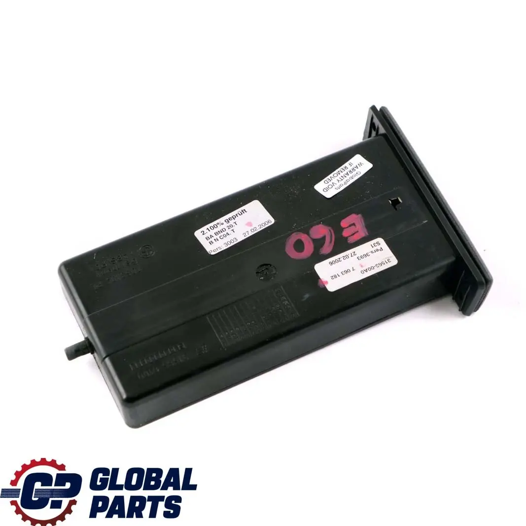 Drink Bottle Holder Outer Basaltgrau Grey to BMW 5 Series E60 E61 Cup with Part number 7063182 BMW 5 Series E60 E61 Cup Drink Bottle Holder Outer Basaltgrau Grey - SKU rhd-7063182 - Part number 7063182