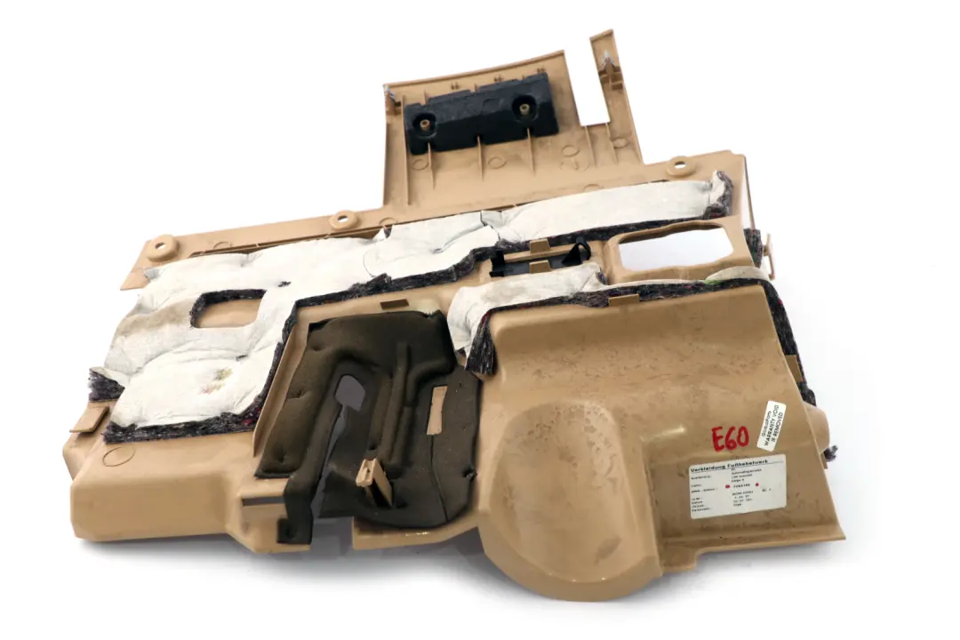 Trim Panel Foot Controls Right O/S Driver Beige to BMW 5 Series E60 E61 LCI with Part number 7063198 BMW 5 Series E60 E61 LCI Trim Panel Foot Controls Right O/S Driver Beige - SKU rhd-7063198 - Part number 7063198