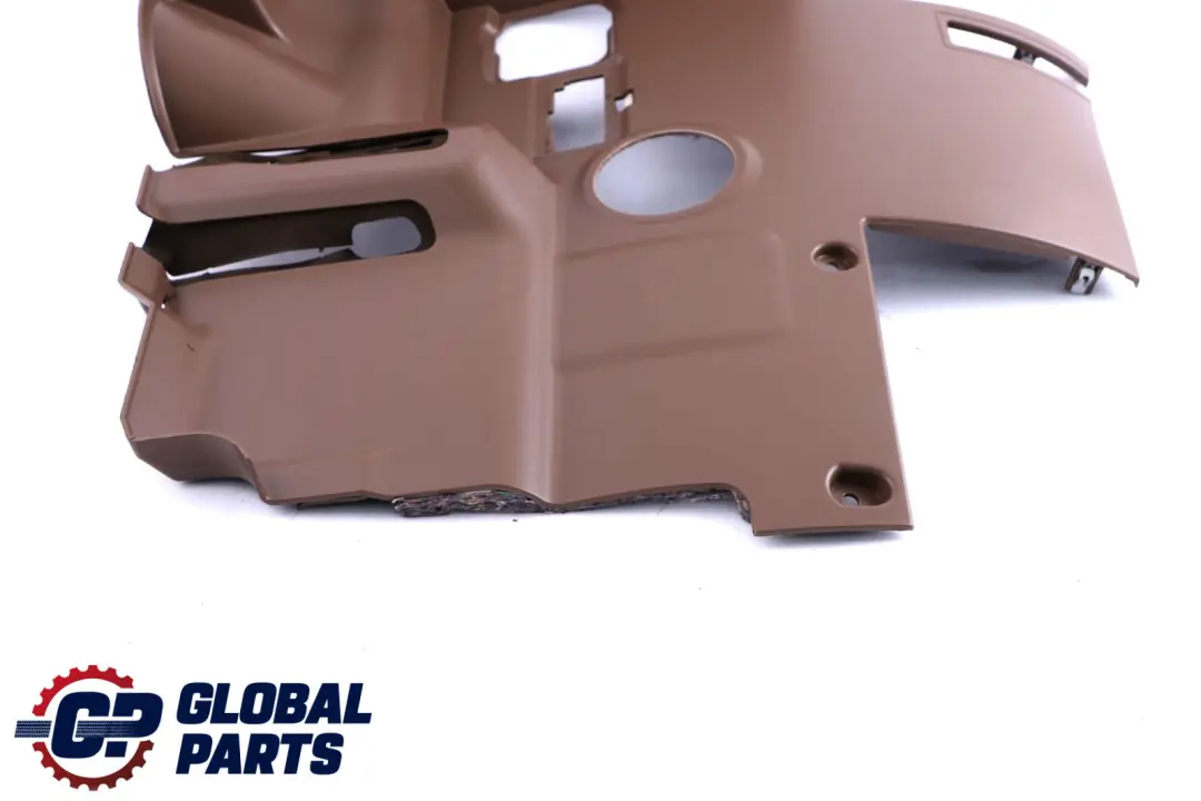 BMW 5 Series E60 E61 Cover Trim Panel Foot Control Brown TRÜFFELBRAUN - SKU rhd-7063224 - Part number 7063224