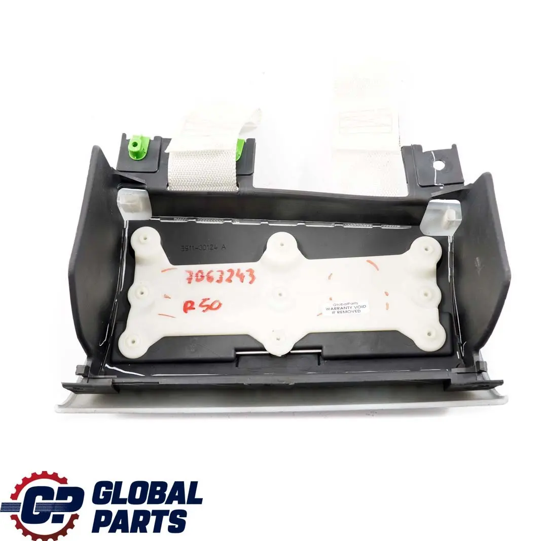 Dashboard Decor Panel Trim Cover Anthracite to BMW Mini Cooper One R50 R53 with Part number 7063243 BMW Mini Cooper One R50 R53 Dashboard Decor Panel Trim Cover Anthracite - SKU rhd-7063243 - Part number 7063243