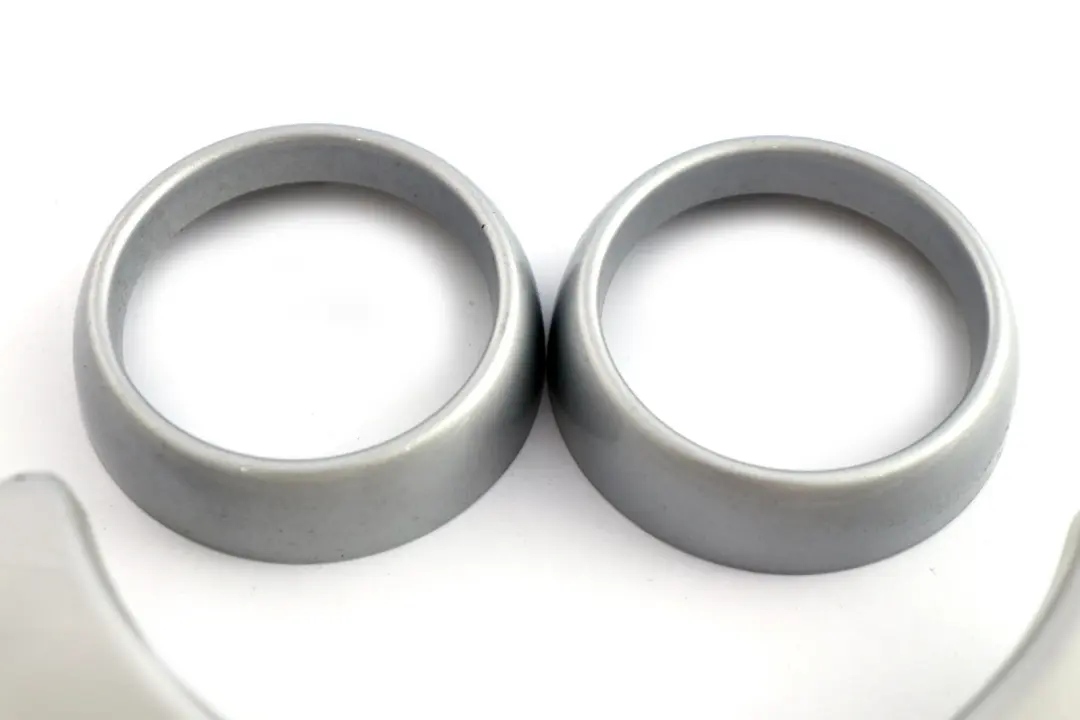 Set Dashboard Panel Trim Strip Cover White Silver to BMW Mini Cooper 4 R50 R53 with Part number 7063244 BMW Mini Cooper 4 R50 R53 Set Dashboard Panel Trim Strip Cover White Silver - SKU rhd-7063244-4 - Part number 7063244