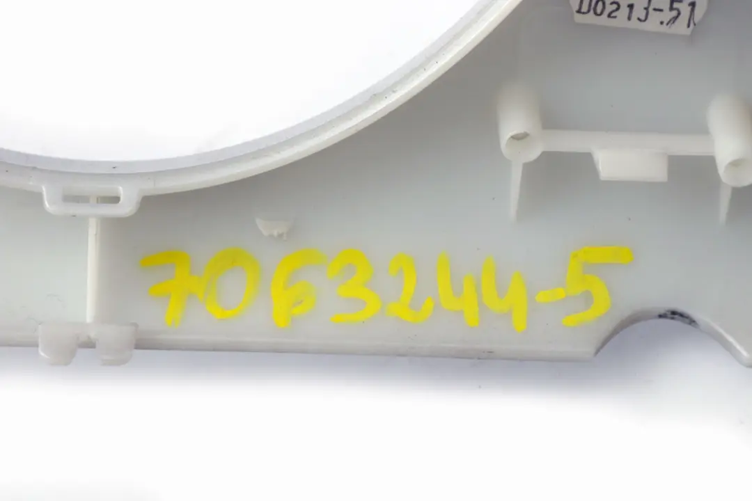 BMW Mini Cooper 6 R50 R53 Set Dashboard Panel Trim Strip Cover White Silver - SKU rhd-7063244-6 - Part number 7063244