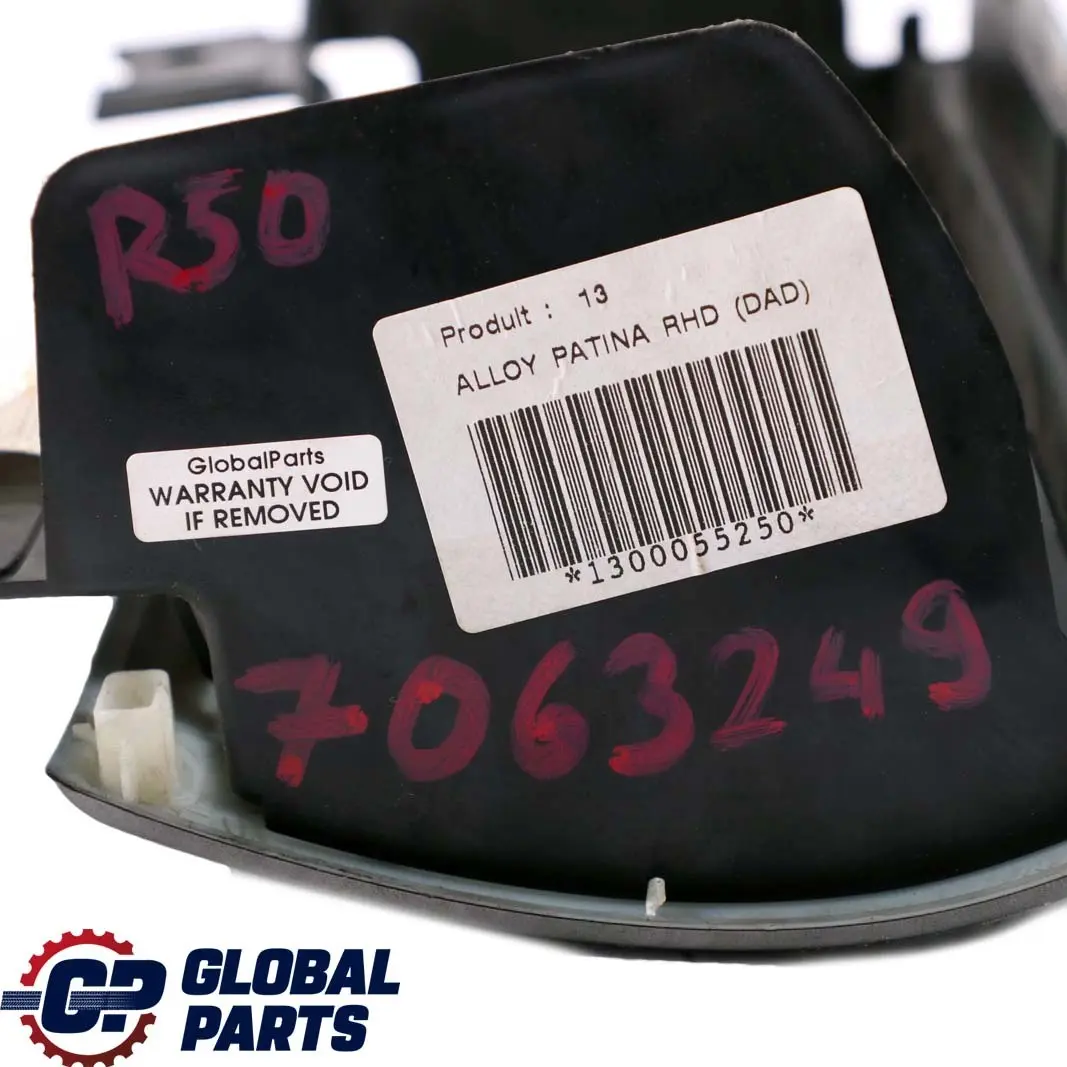 BMW Mini Cooper R50 R53 Dashboard Dash Panel Trim Air Cover Alloy Patina - SKU rhd-7063249 - Part number 7063249