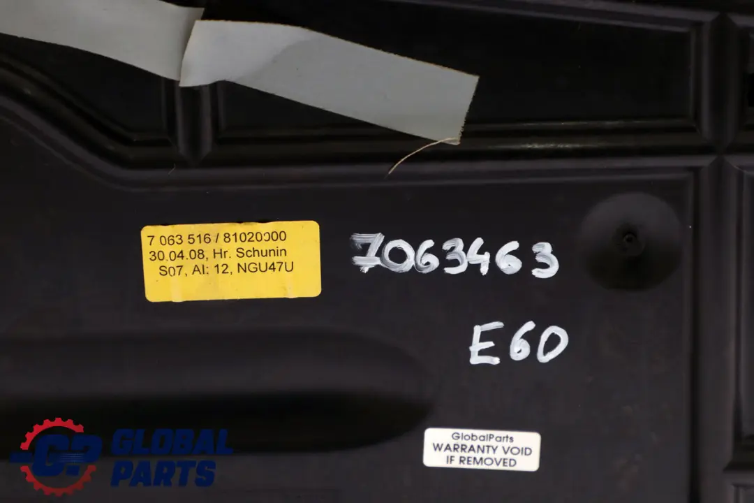 Dashboard Glove Box Beige Leather to BMW 5 Series E60 E61 with Part number 7063463 BMW 5 Series E60 E61 Dashboard Glove Box Beige Leather - SKU rhd-7063463 - Part number 7063463